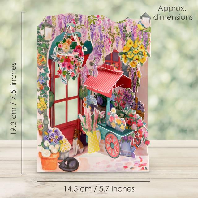 Santoro London Swing Cards - Florist And Flower Cart