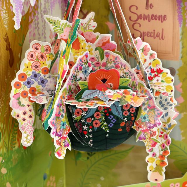 Santoro London Swing Cards - Hanging Basket