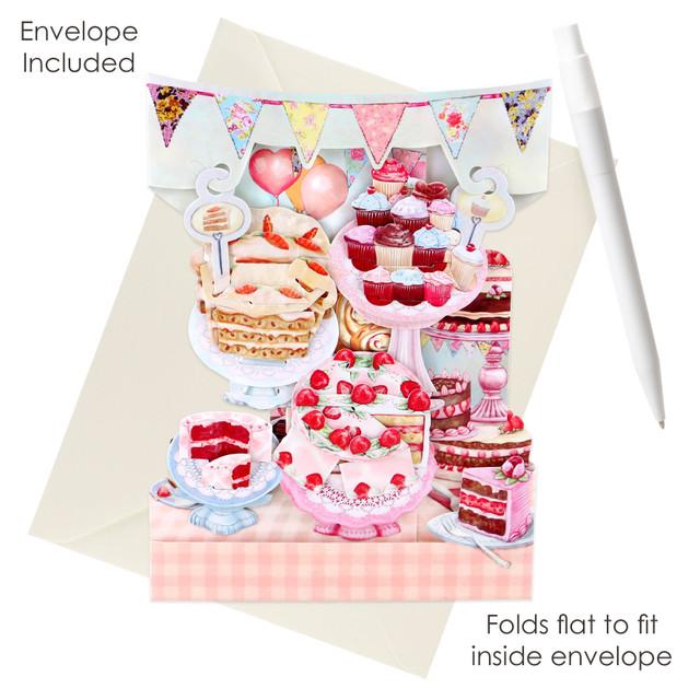 Santoro London Swing Cards - Home Baked Cakes