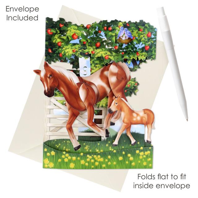 Santoro London Swing Cards - Horse And Foal