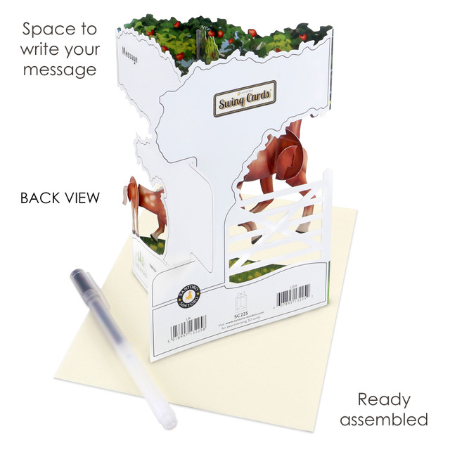 Santoro London Swing Cards - Horse And Foal