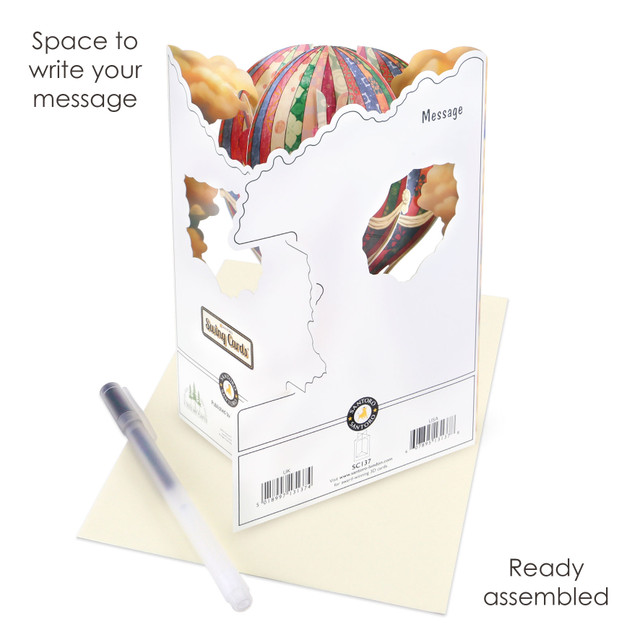 Santoro London Swing Cards - Hot Air Balloon