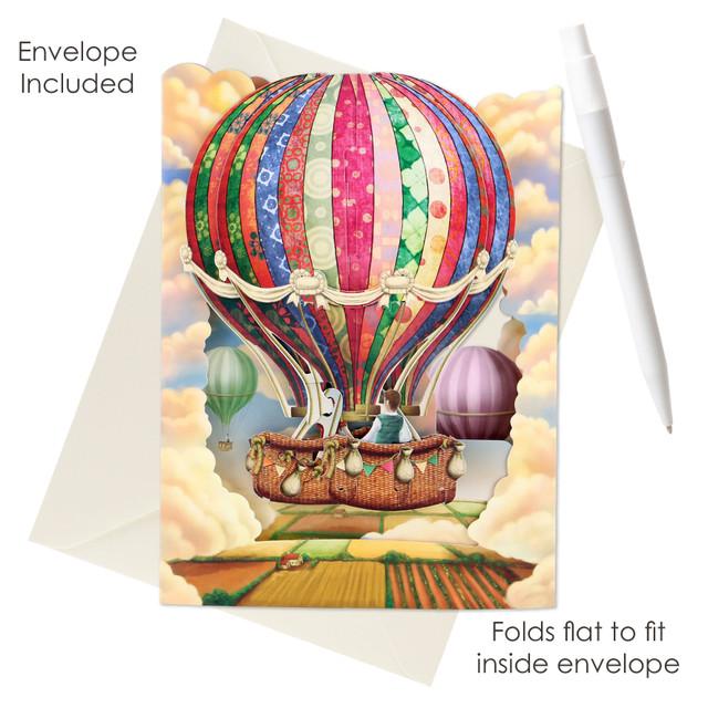 Santoro London Swing Cards - Hot Air Balloon