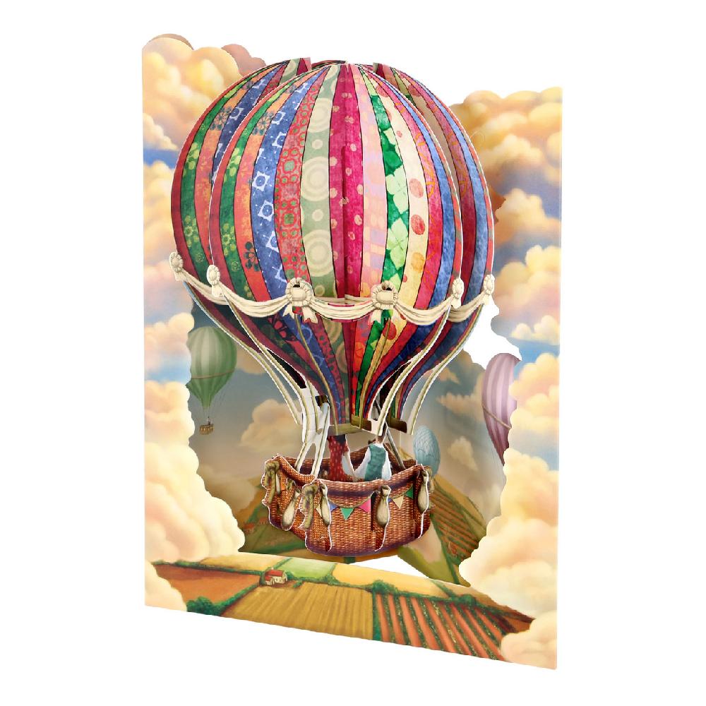 santoro london Swing Cards - Hot Air Balloon