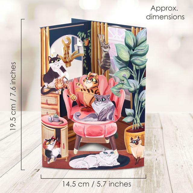 Santoro London Swing Cards - Lounging Cats