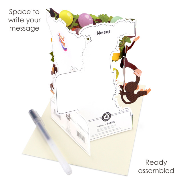 Santoro London Swing Cards - Monkey Party