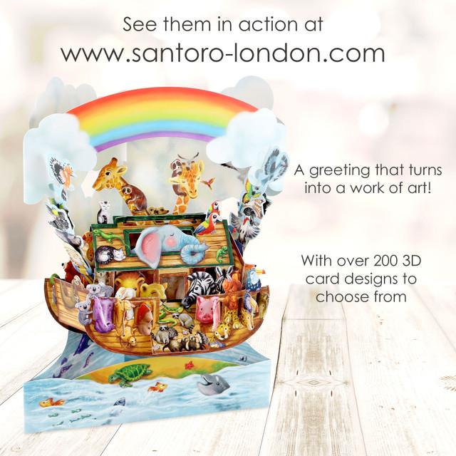 Santoro London Swing Cards - Noah's Ark