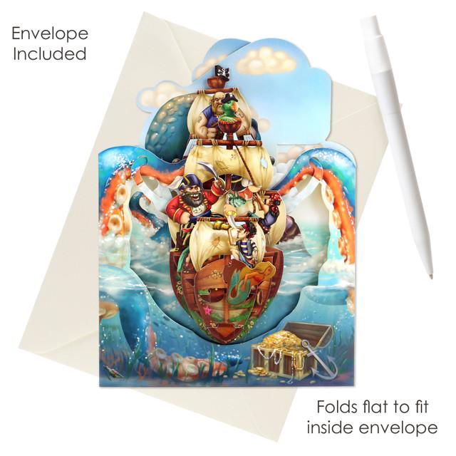 Santoro London Swing Cards - Pirate Ship #2