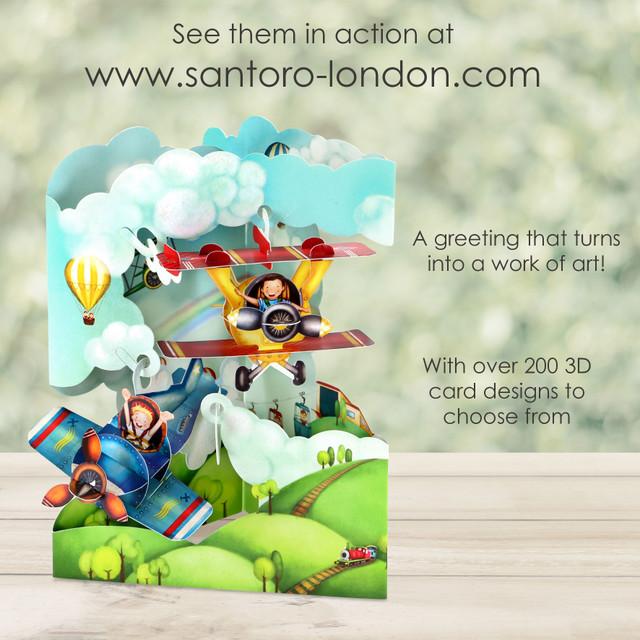Santoro London Swing Cards - Planes