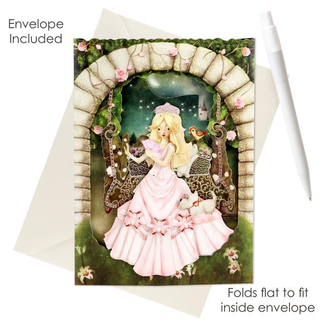 Santoro London Swing Cards - Princess On A Swing