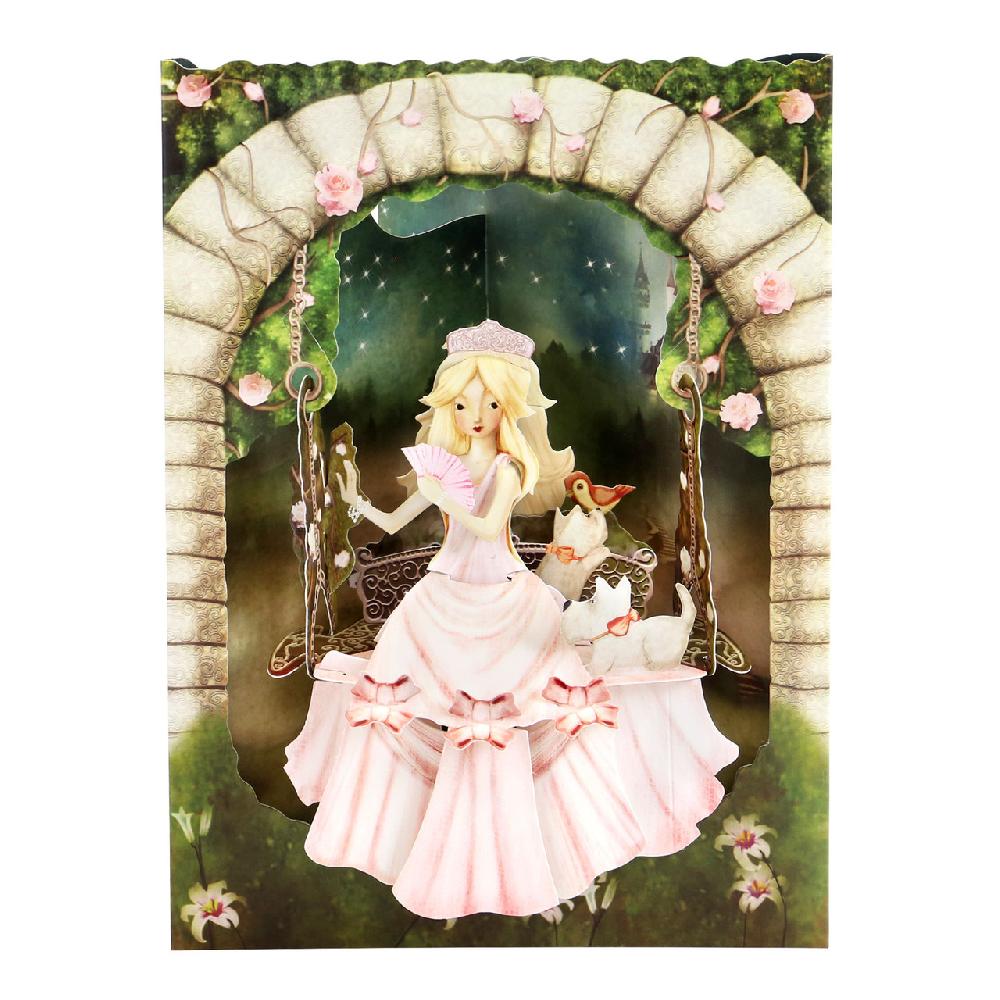 santoro london Swing Cards - Princess On A Swing
