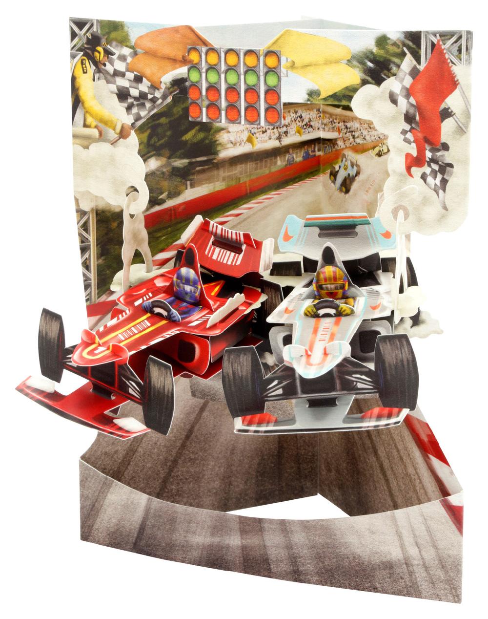 santoro london Swing Cards - Racing Cars
