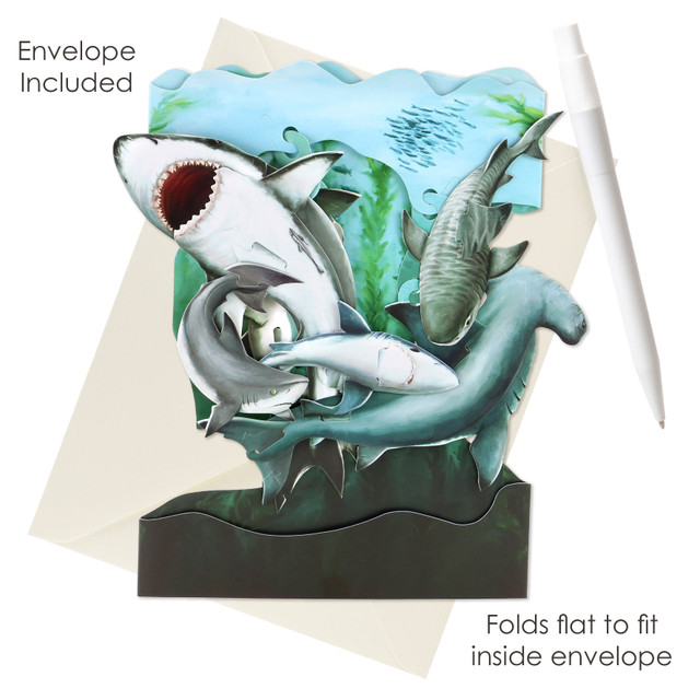 Santoro London Swing Cards - Sharks