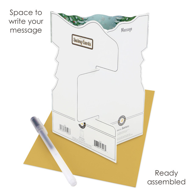 Santoro London Swing Cards - Sledging Penguins