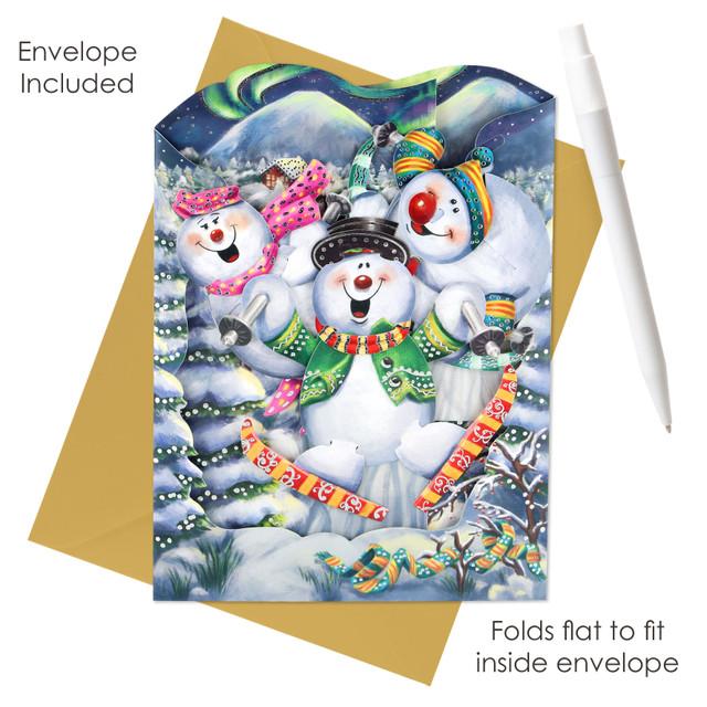 Santoro London Swing Cards - Snowmen