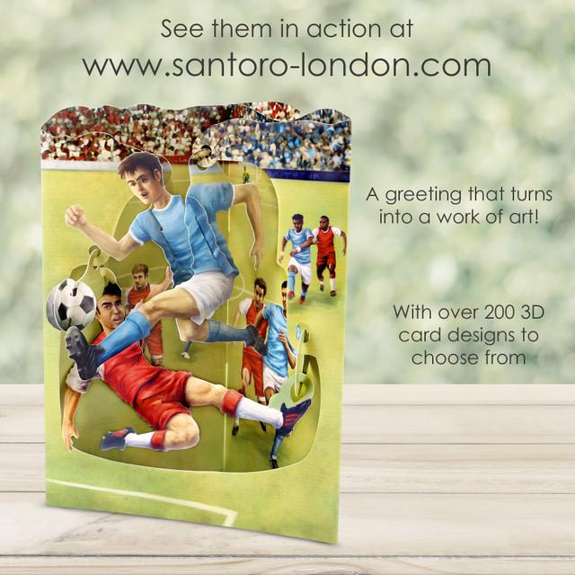 Santoro London Swing Cards - Soccer