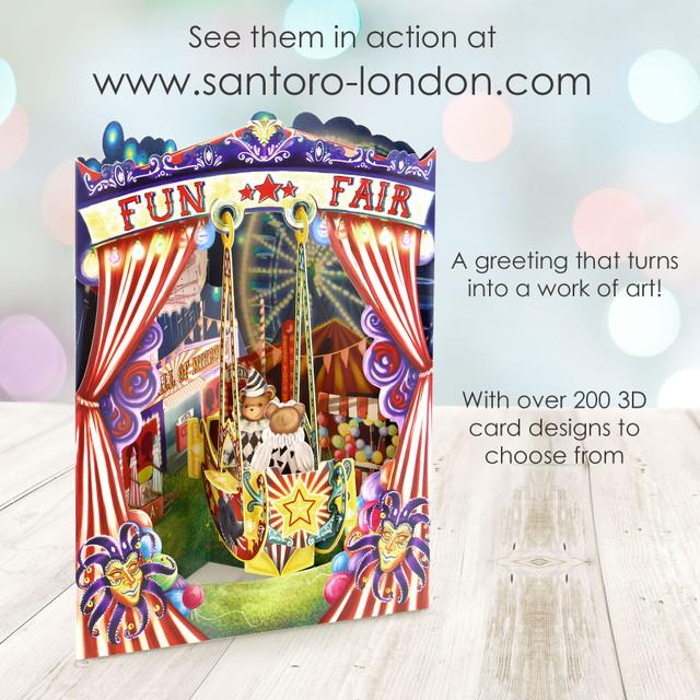 Santoro London Swing Cards - Swing Boat #2