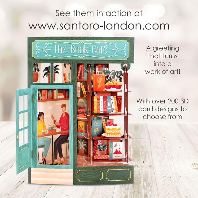 Santoro London Swing Cards - The Book Café