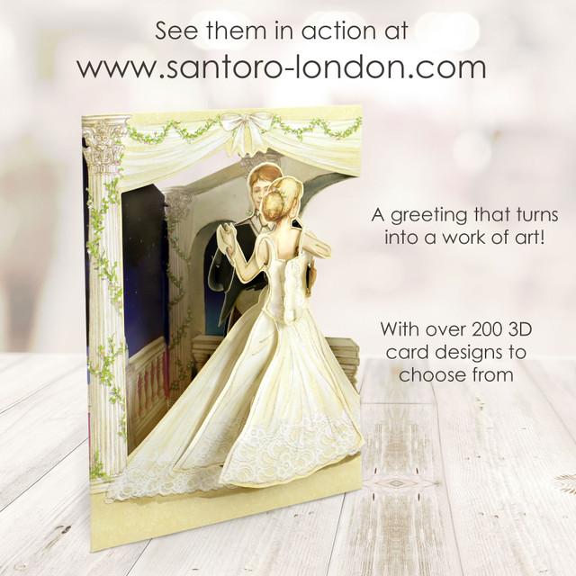 Santoro London Swing Cards - Wedding (Dance)