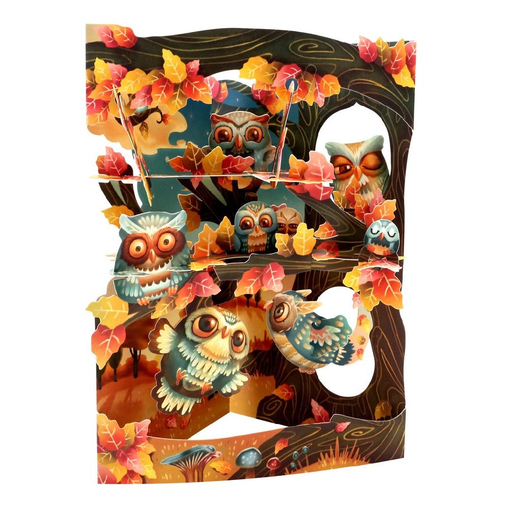 santoro london Swing Cards - Woodland Owls