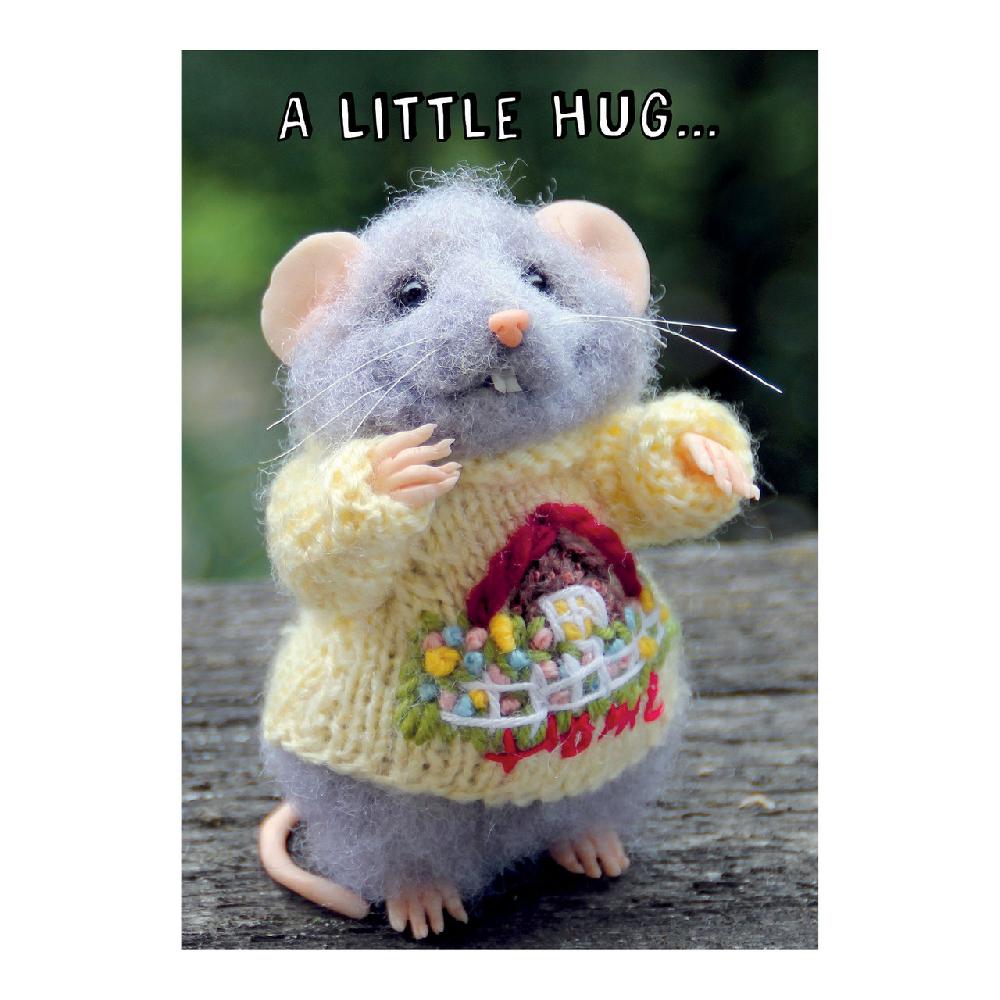 santoro london Tiny Squee Mousies - A Little Hug