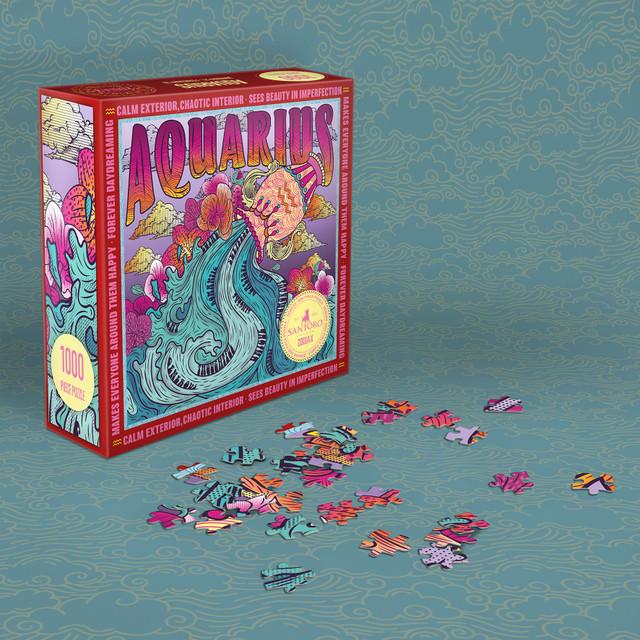 Santoro London Zodiax - Puzzle - Aquarius