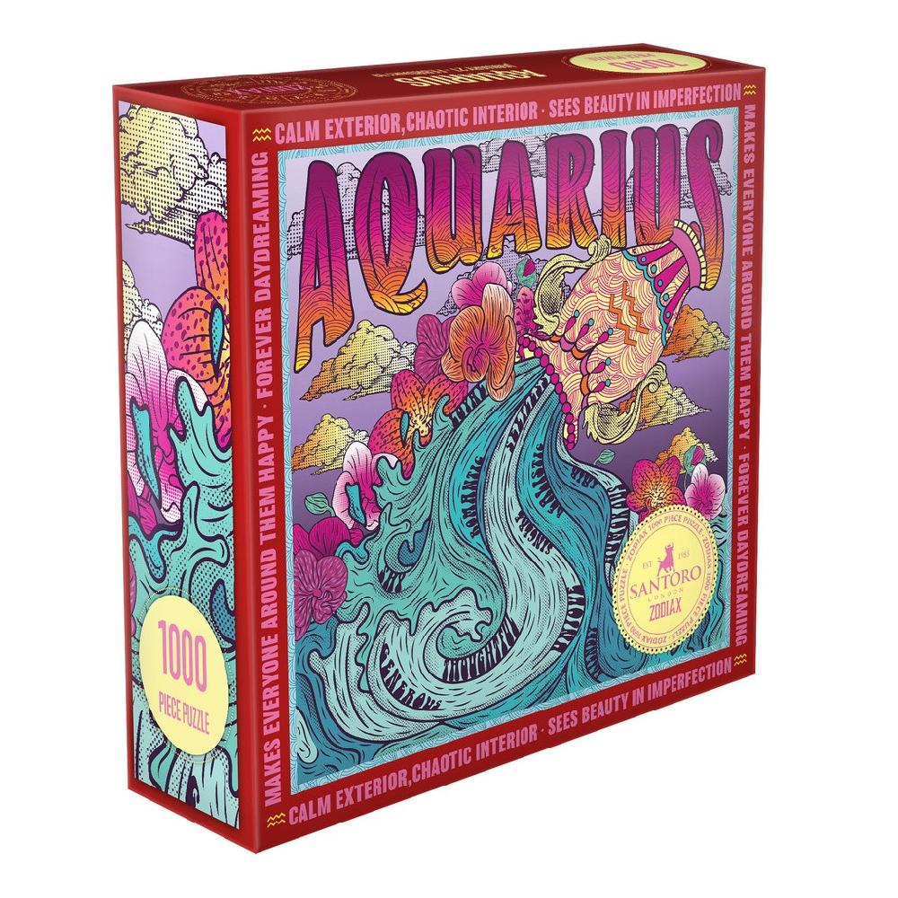 santoro london Zodiax - Puzzle - Aquarius