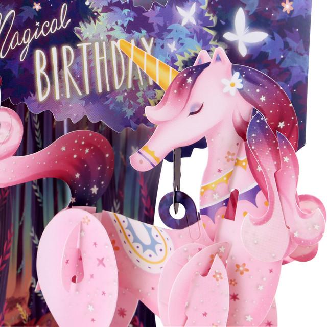 Santoro London Swing Cards - Magical Birthday (Unicorn)