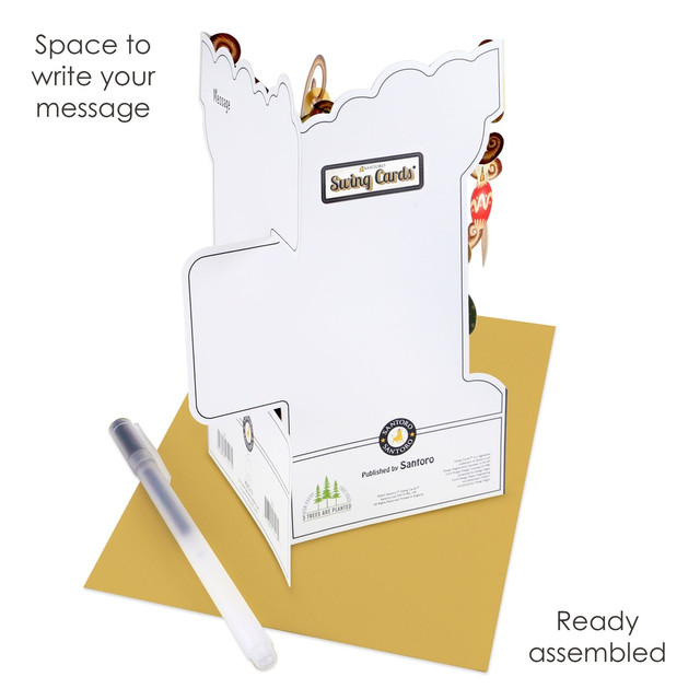 Santoro London Swing Cards - Season's Greetings - Reindeer