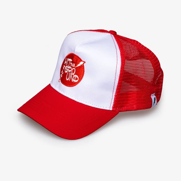 Sanyako Hat RACK Hit The Ground Red/White