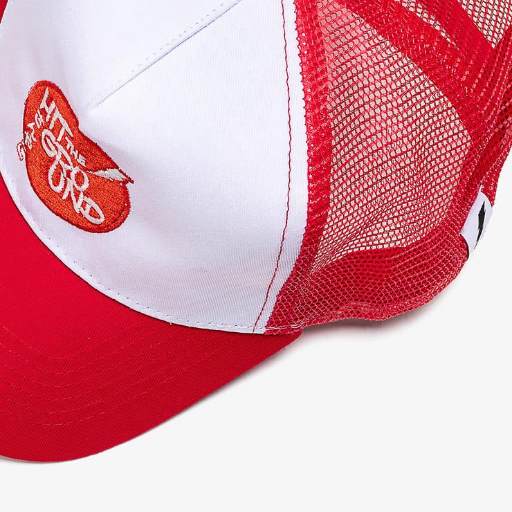 Sanyako Hat RACK Hit The Ground Red/White