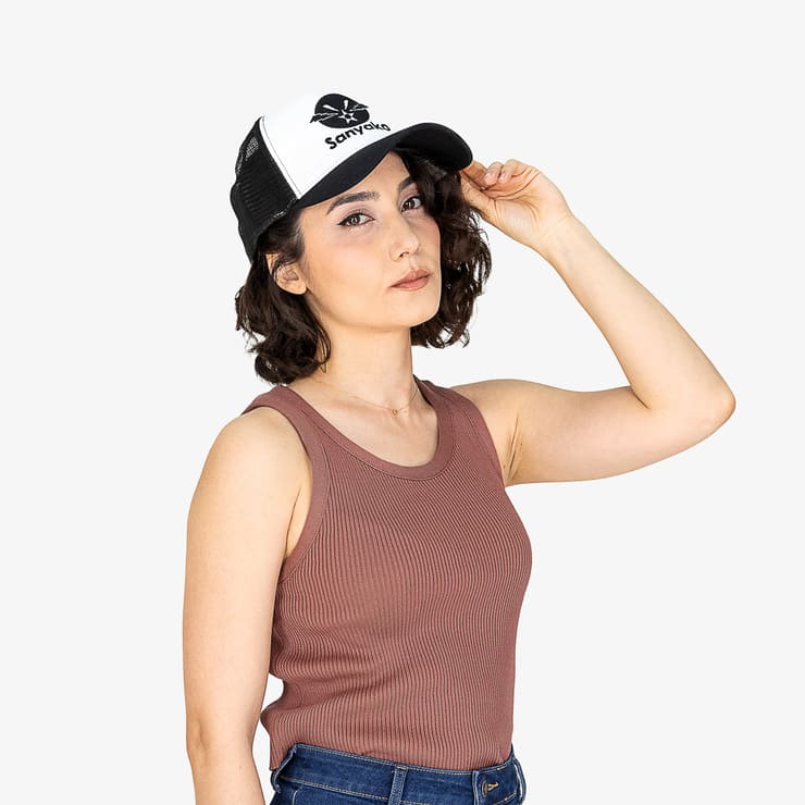 Sanyako Hat RACK Sanyako Classic Black/White