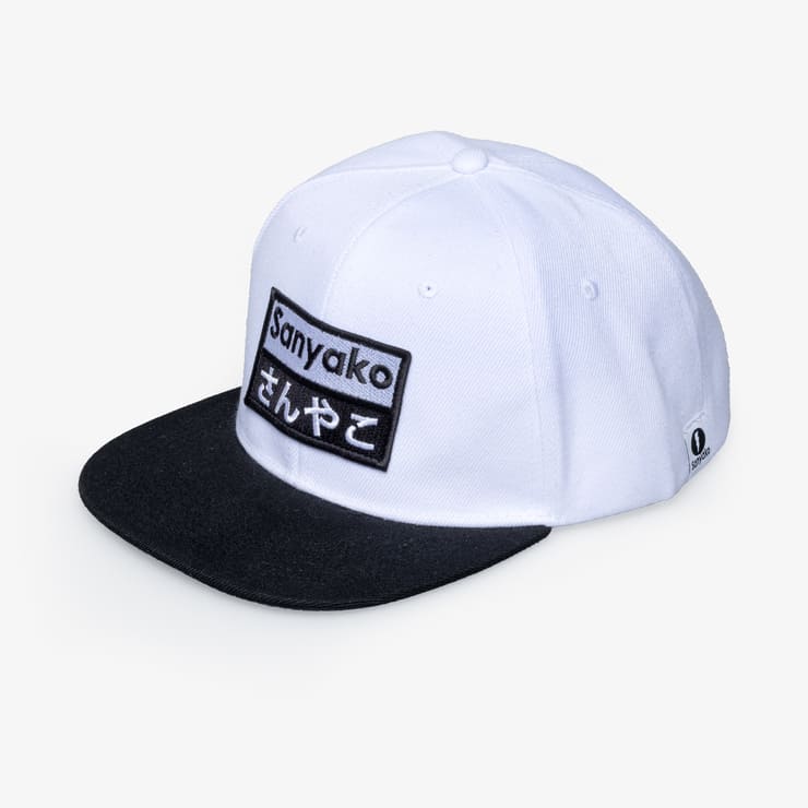 Sanyako Hat Snap Japan White/Black