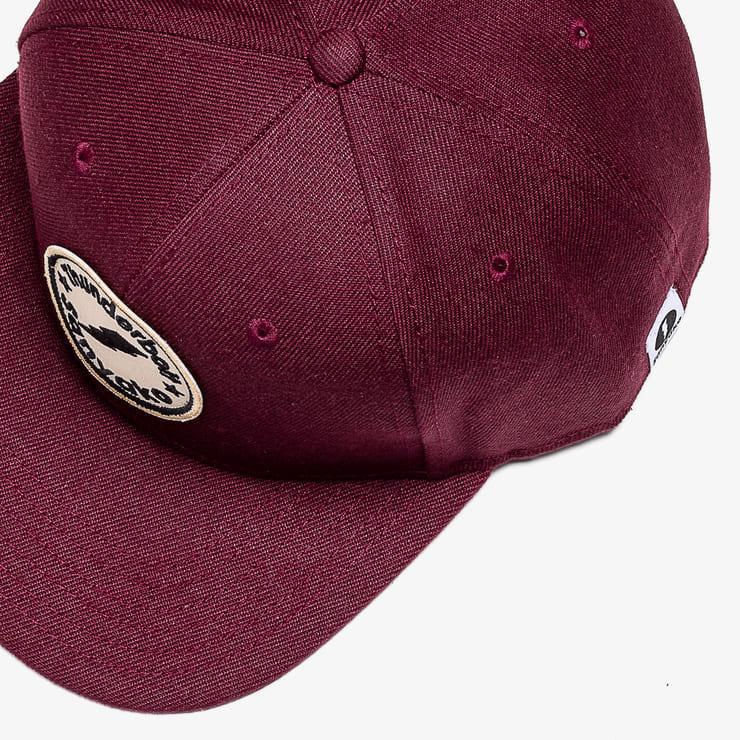 Sanyako Hat Snap Thunderbolt Burgundy