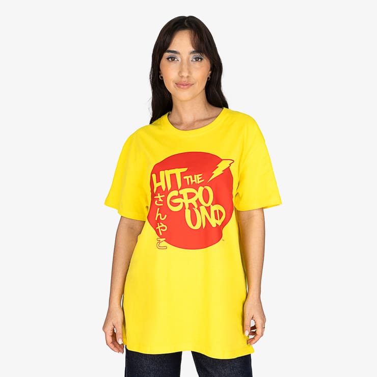 sanyako Hit the ground T-shirt Classic Yellow/Red