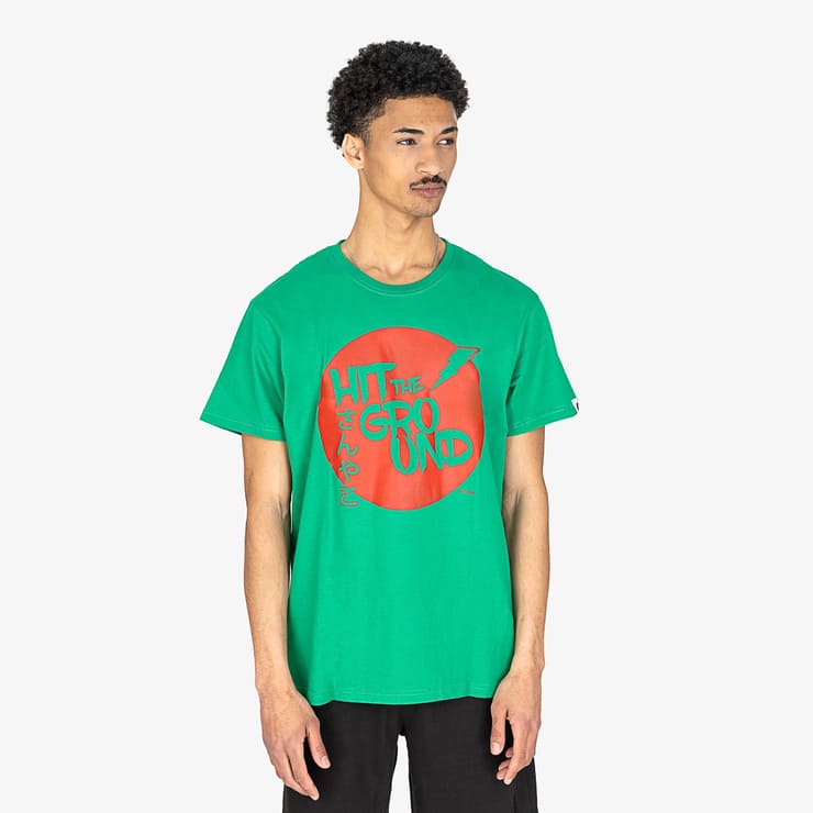sanyako Hit the ground T-Shirt Green/Red
