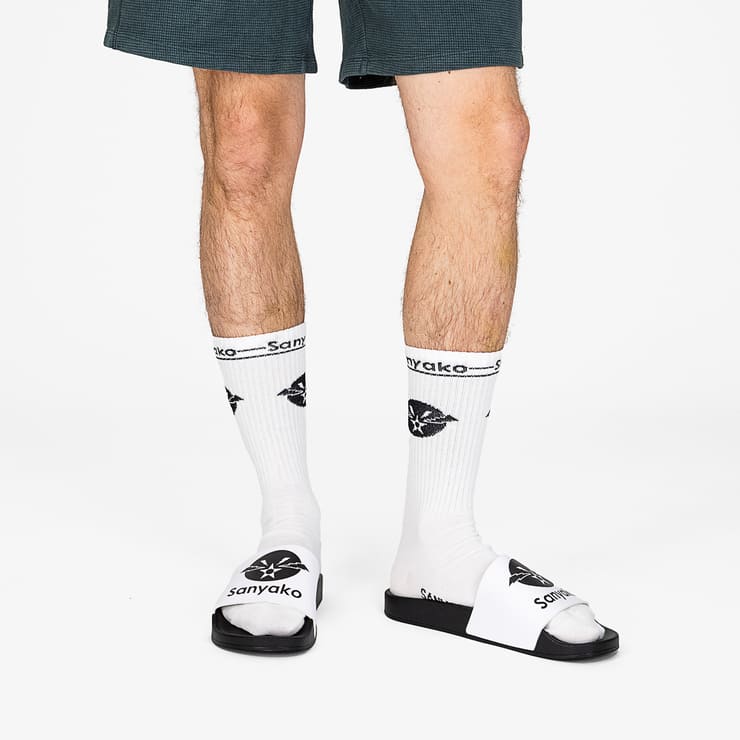 Sanyako Sanyako Slide White/Black