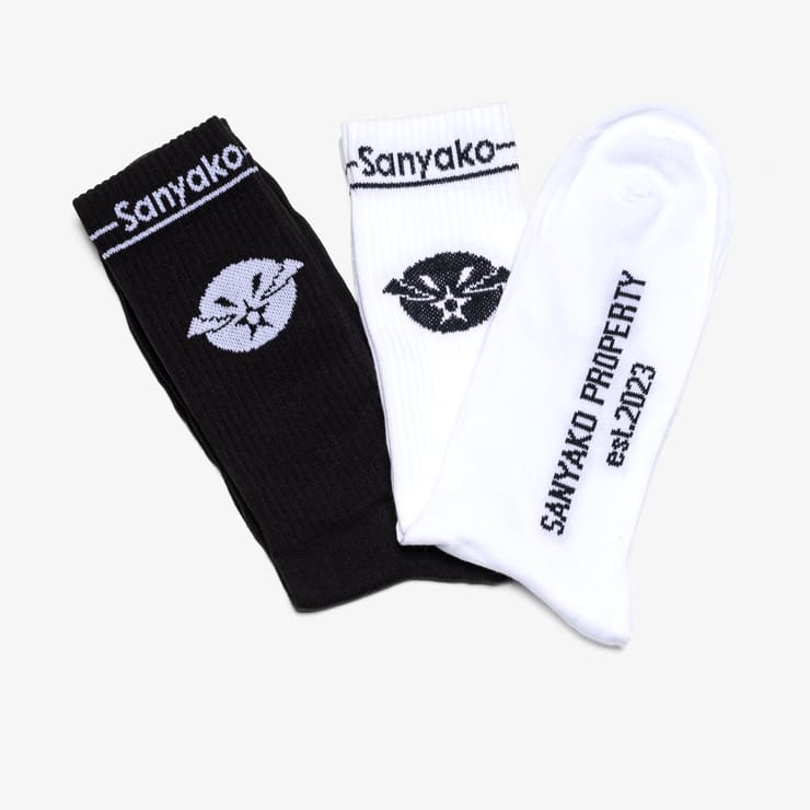 sanyako Sanyako Socks Black/White pack