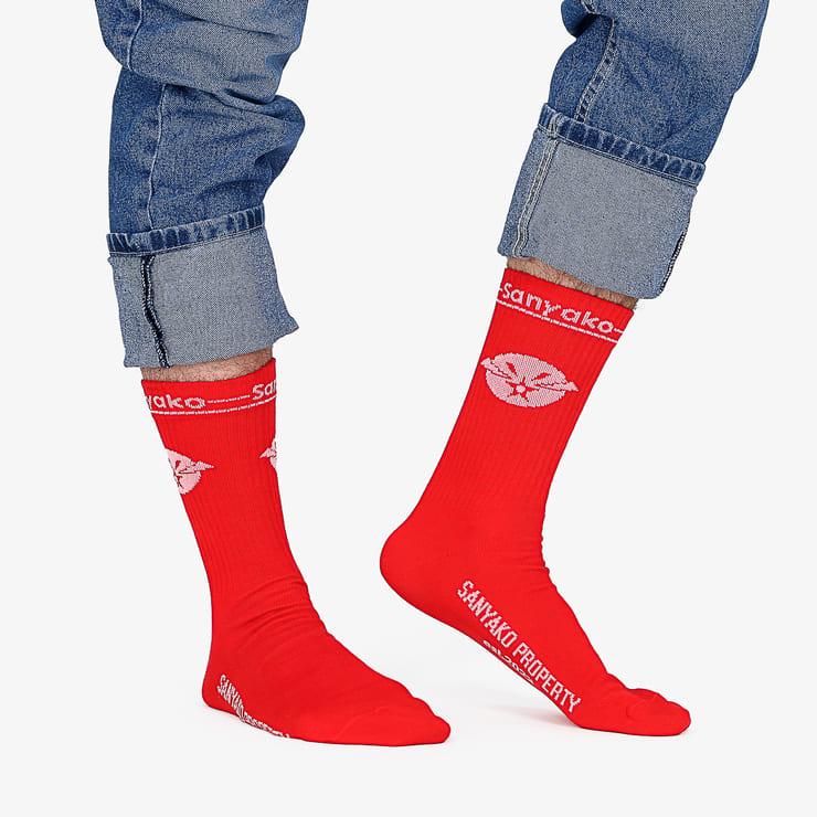 Sanyako Sanyako Socks Red/Blue Pack