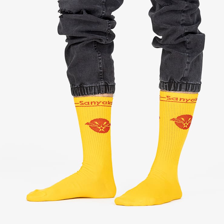 Sanyako Sanyako Socks White/Yellow Pack