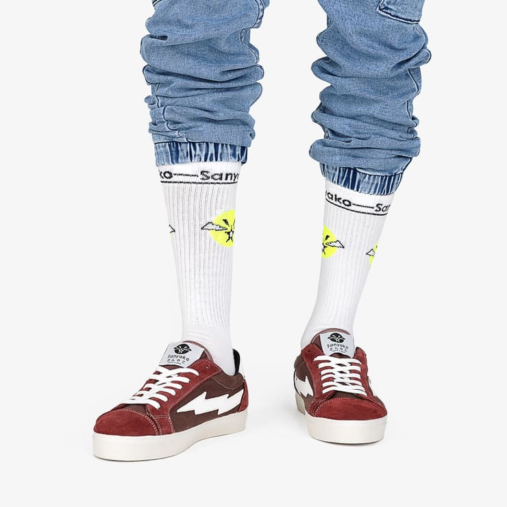 Sanyako Sanyako Socks White/Yellow Pack