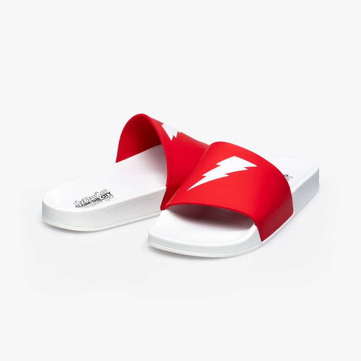 Sanyako Thunder Slide Red/White