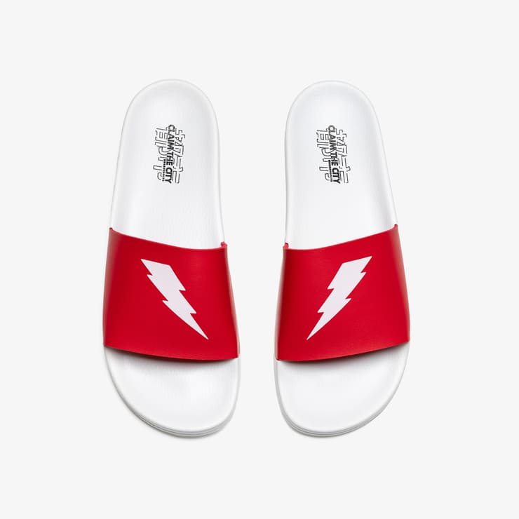 Sanyako Thunder Slide Red/White