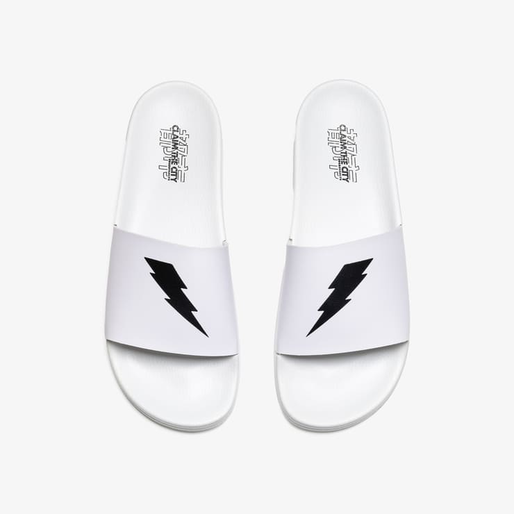 Sanyako Thunder Slide White/Black