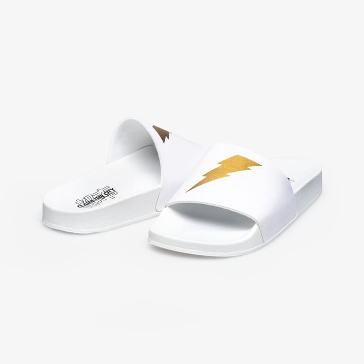 Sanyako Thunder Slide White/Gold