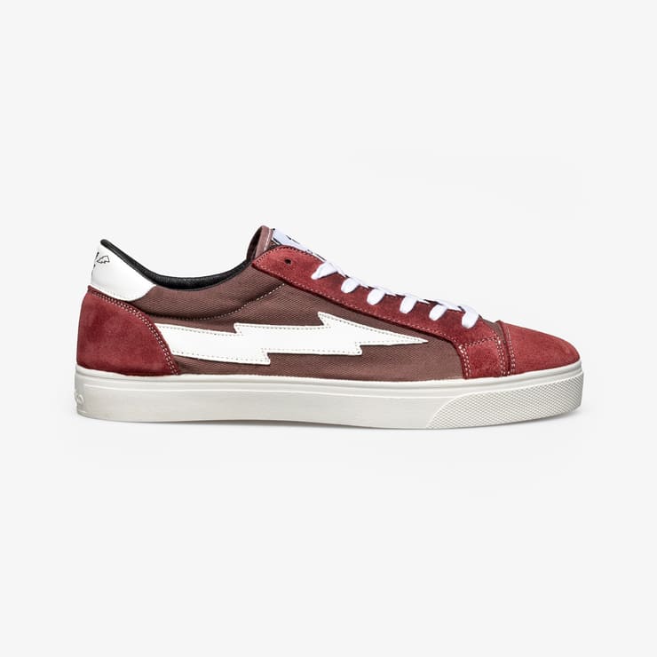 sanyako Thunderbolt Burgundy/White