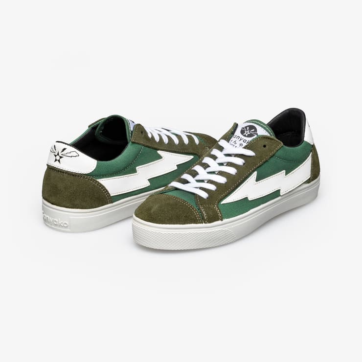 Sanyako Thunderbolt Dark Green/White
