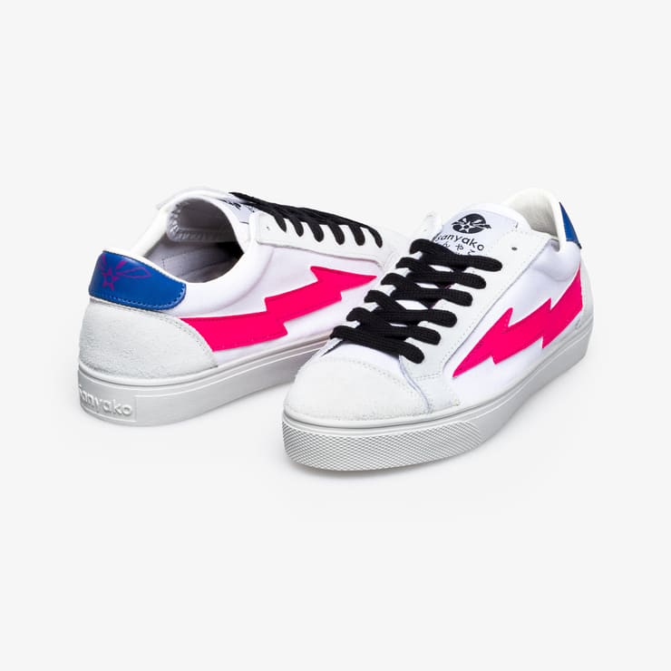 Sanyako Thunderbolt Off White/Fuchsia
