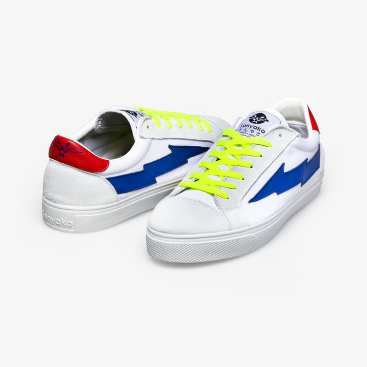 Sanyako Thunderbolt Off White/Royal Blue