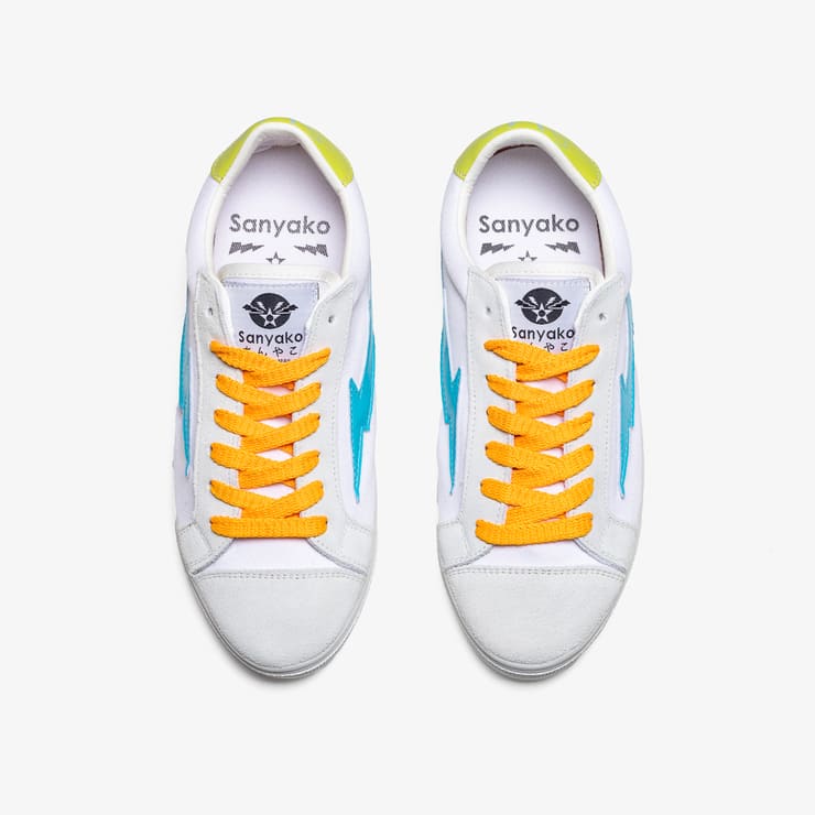 Sanyako Thunderbolt Off White/Sky Blue